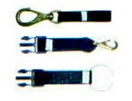 Clips on webbing